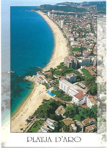 POSTAL A6822: Vista aerea de Platja d'Aro