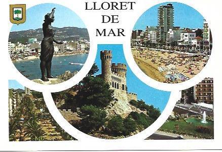 POSTAL A6762: Vistas de Lloret de Mar