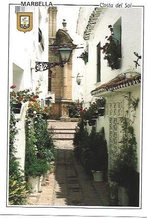 POSTAL A6687: Calle tipica de Marbella