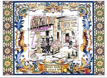 POSTAL A6609: Ausias March i el segle d'Or