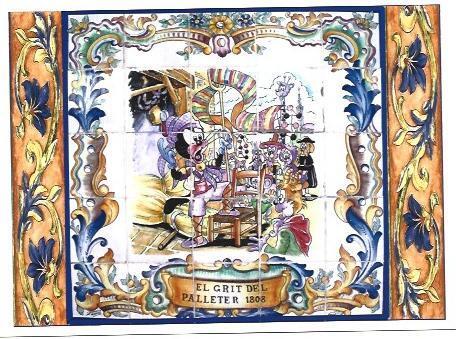 POSTAL A6599: El grit del Palleter 1808
