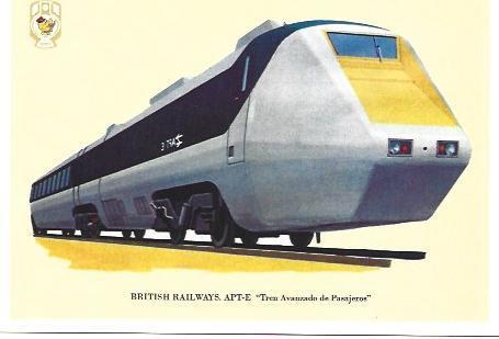 POSTAL A6545: British Railways. APT-E 