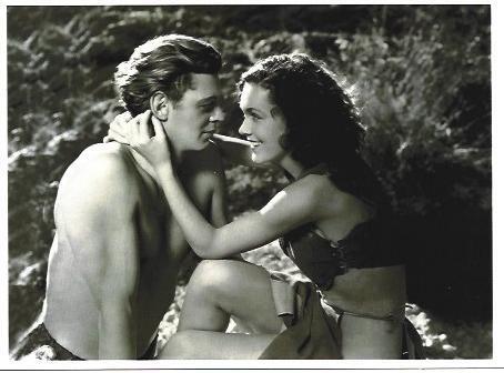 POSTAL A6557: Escena de Tarzan y Jane