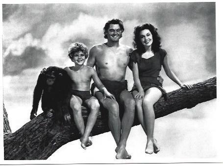POSTAL A6566: Tarzan, Jane y Boy