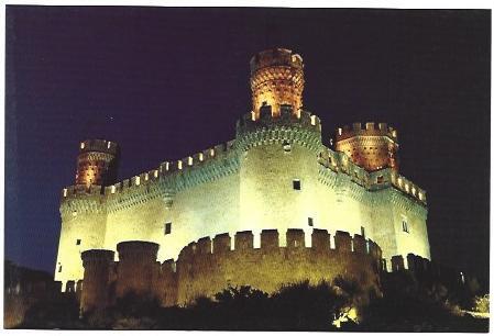 POSTAL A6665: Castillo de Manzanares el Real en Madrid