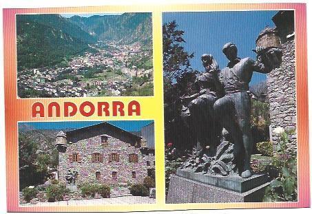 POSTAL A6661: Principado de Andorra
