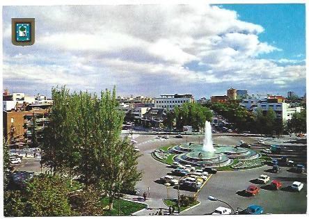 POSTAL A6660: Plaza Republica Argentina de Madrid