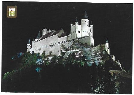 POSTAL A6659: Alcazar de Segovia, vista nocturna