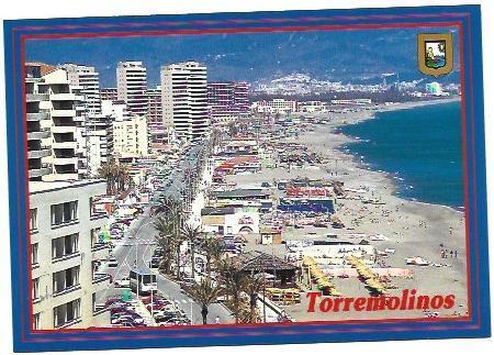 POSTAL A6682: Playa deEl Bajoncillo en Torremolinos