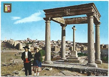 POSTAL A6668: Los Cuatro Postes de Avila