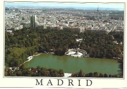 POSTAL A6670: Estanque del Retiro en Madrid