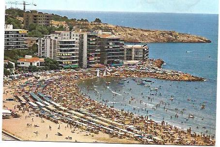 POSTAL A6628: Playa de Lazareto en Salou