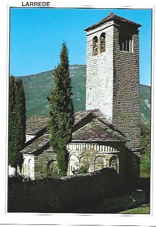 POSTAL A6626: Iglesia de San Pedro en Larrede