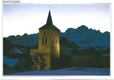 POSTAL A6623: Iglesia de Panticosa