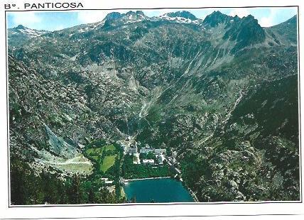 POSTAL A6615: Balneario de Panticosa, vista general