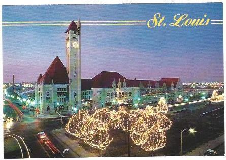 POSTAL A6644: Union Station en Saint Louis, Estados Unidos