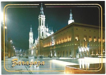 POSTAL A6639: Plaza de Nuestra Señora del Pilar, Zaragoza