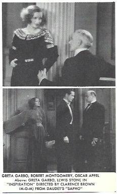 LAMINA 40065: Greta Garbo en Inspiration