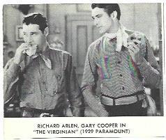 LAMINA 40051: Gary Cooper y Richard Arlen en The Virginian