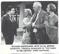 LAMINA 40052: Bette Davis en The Cabin in the Cotton