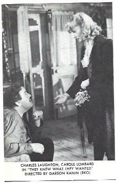 LAMINA 40085: Carole Lombard en They knew what they wanted