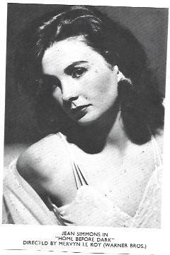 LAMINA 40109: Jean Simmons en Home before dark