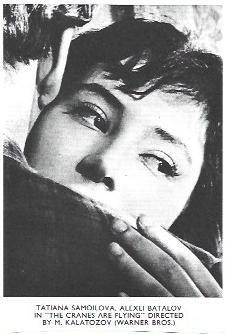 LAMINA 40107: Tatiana Samoilova en The cranes are flying