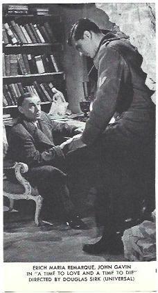 LAMINA 40096: Erich Maria Remarque en A time to love and a time to die