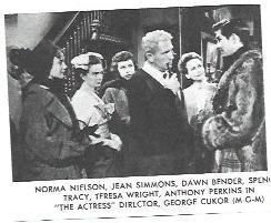 LAMINA 39997: Jean Simmons en The Actress