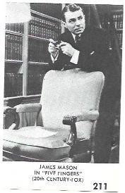 LAMINA 40000: James Mason en Five Fingers