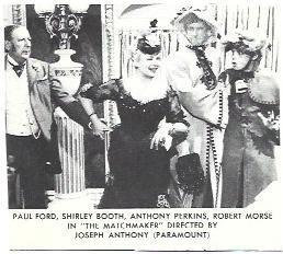 LAMINA 40002: Anthony Perkins en The Matchmaker
