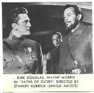 LAMINA 40003: Kirk Douglas y Wayne Morris en Paths of Glory