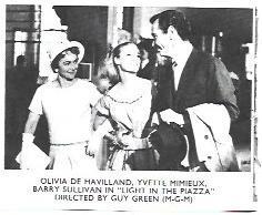 LAMINA 39991: Olivia de Havilland en Light in the Piazza