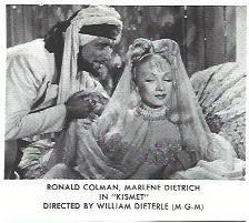 LAMINA 40042: Marlene Dietrich en Kismet