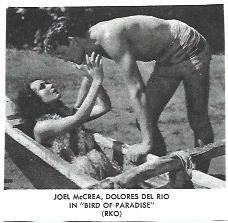 LAMINA 40028: Dolores del Rio en Bird of Paradise