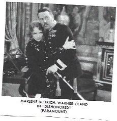 LAMINA 40021: Marlene Dietrich en Dishonored