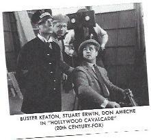LAMINA 40023: Buster Keaton y Don Ameche en Hollywood Cavalcade