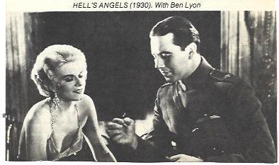 LAMINA 40219: Ben Lyon en Hell's Angels