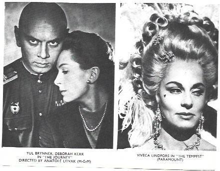 LAMINA 40258: Yul Brinner y Viveca Lindfors