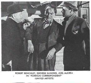 LAMINA 40252: George Sanders en Foreign Correspondent
