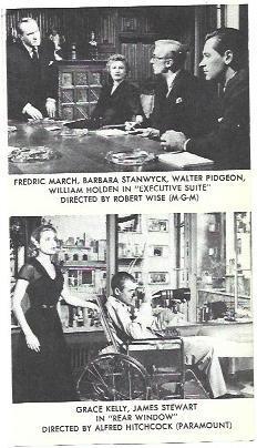 LAMINA 40159: Barbara Stanwyck en Executive Suite y Grace Kelly en Rear Windoq