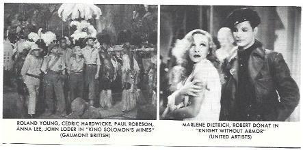LAMINA 40130: Marlene Dietrich en Knight without Armor