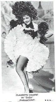 LAMINA 40137: Claudette Colbert