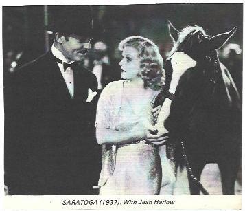 LAMINA 40192: Clark Gable en Saratoga con Jean Harlow