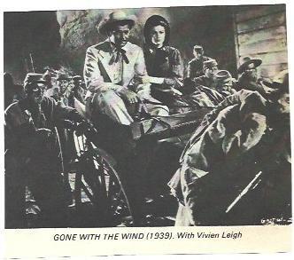 LAMINA 40183: Gone with the wind con Clark Gable y Vivien Leigh