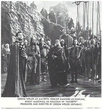 LAMINA 40180: Orson Welles como Macbeth