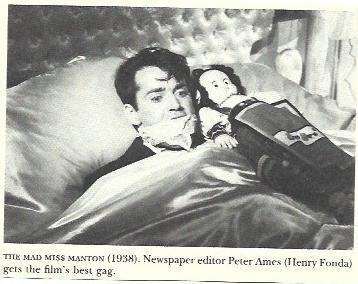 LAMINA 39766: Escena de The Mad Miss Manton con Henry Fonda