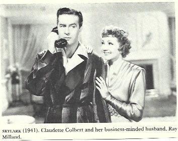 LAMINA 39755: Escena de Skylark con Claudette Colbert