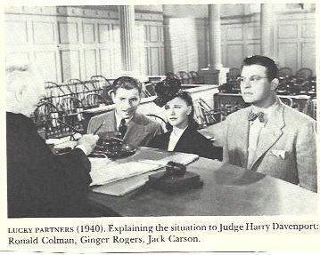 LAMINA 39743: Escena de Lucky Partners con Ginger Rogers