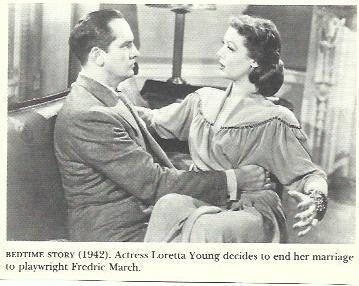 LAMINA 39753: Escena de Bedtime Story con Loretta Young